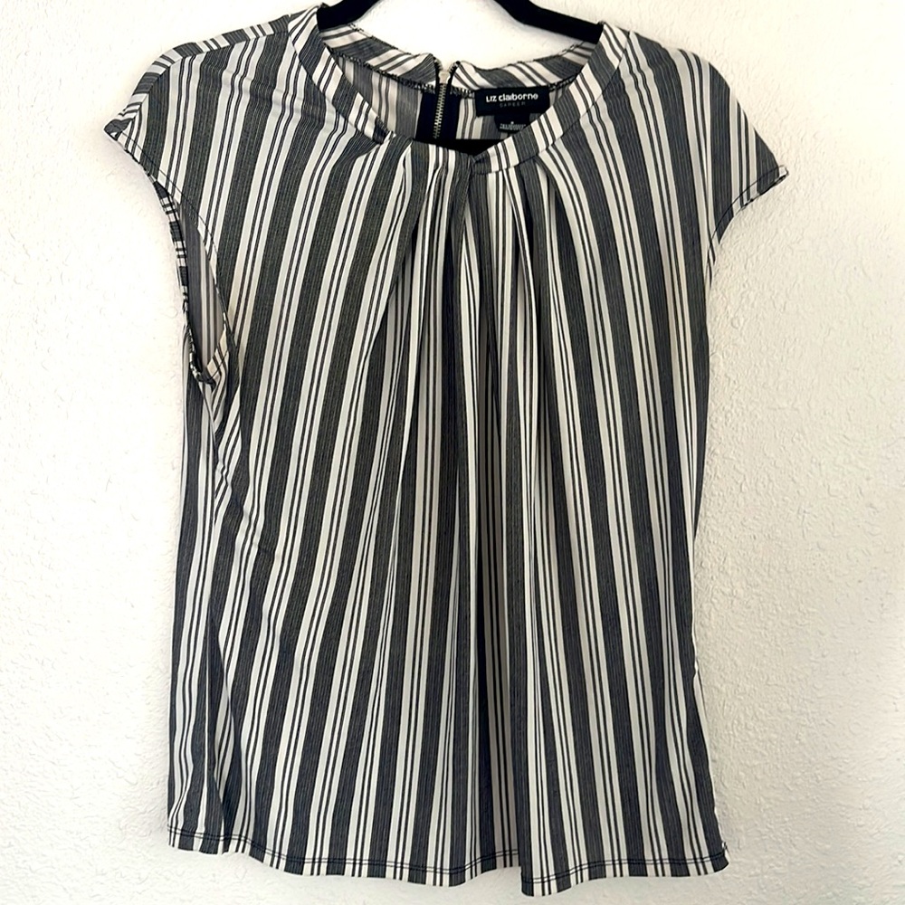 Liz Claiborne Career Striped Blouse